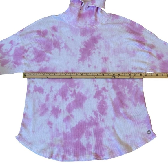 Calvin Klein Performance Pink Tie-Dye Turtleneck Sweater 2X 🩷 - Picture 4 of 9